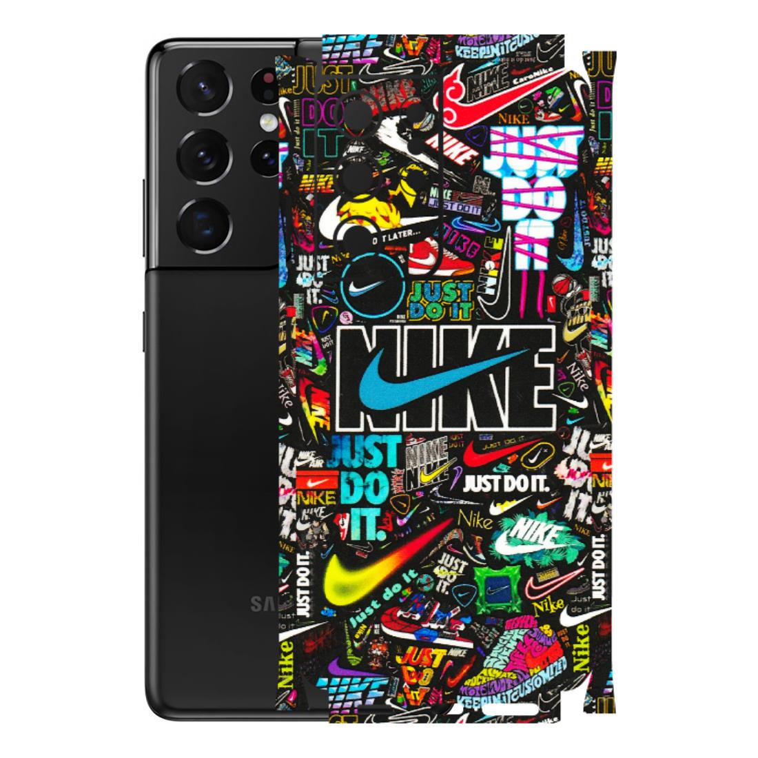 Samsung A/S Series Phone Skins (All Models) - Just Do It Doodles - 3D Embossed Finish (L-166) Samsung Galaxy S21 Ultra 5G