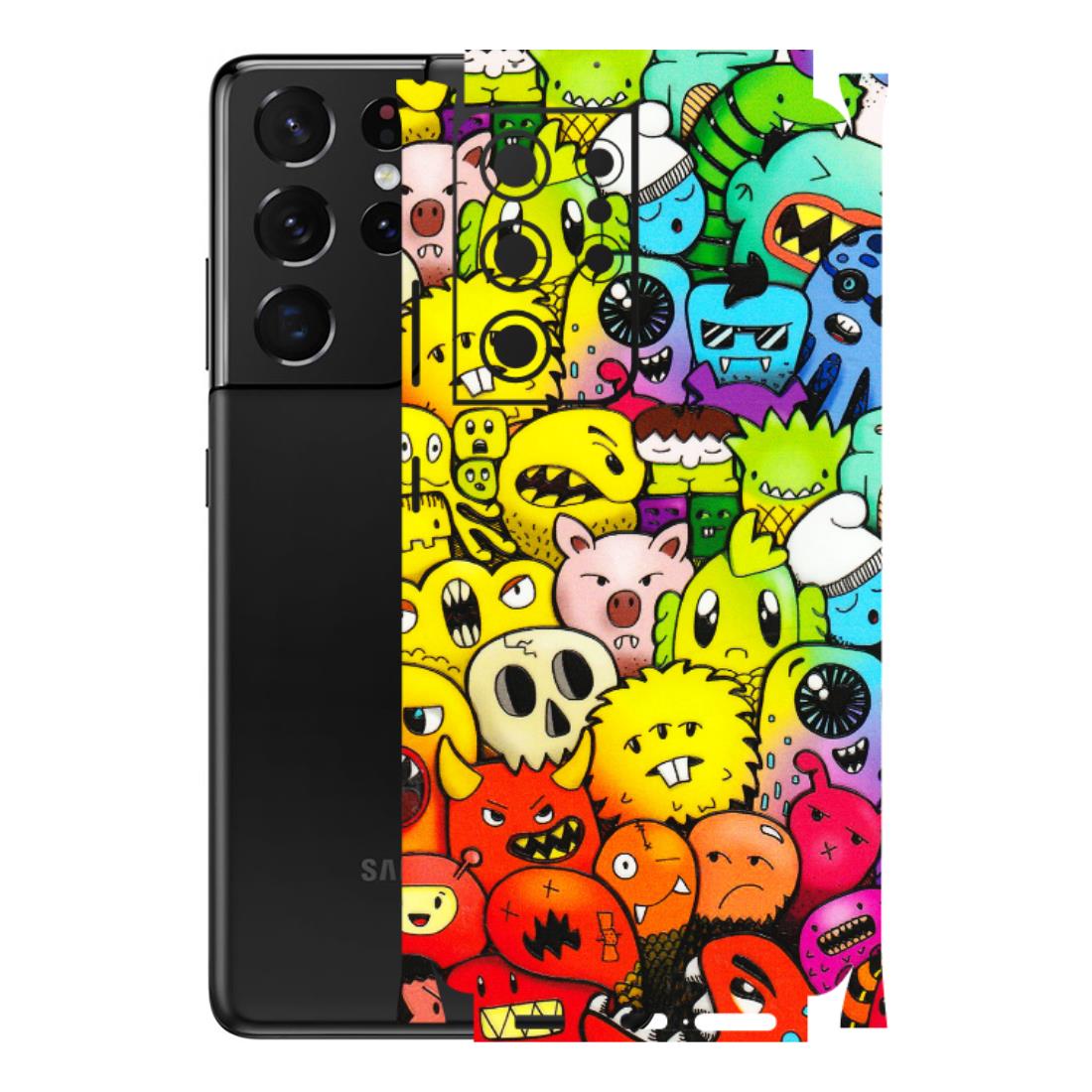 Samsung A/S Series Phone Skins (All Models) - Angry Funkies - 3D Embossed Finish (L-169) Samsung Galaxy S21 Ultra 5G