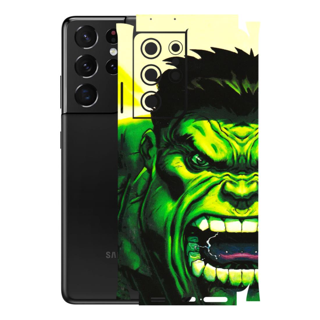 Samsung A/S Series Phone Skins (All Models) - Hulk - 3D Embossed Finish (L-180) Samsung Galaxy S21 Ultra 5G