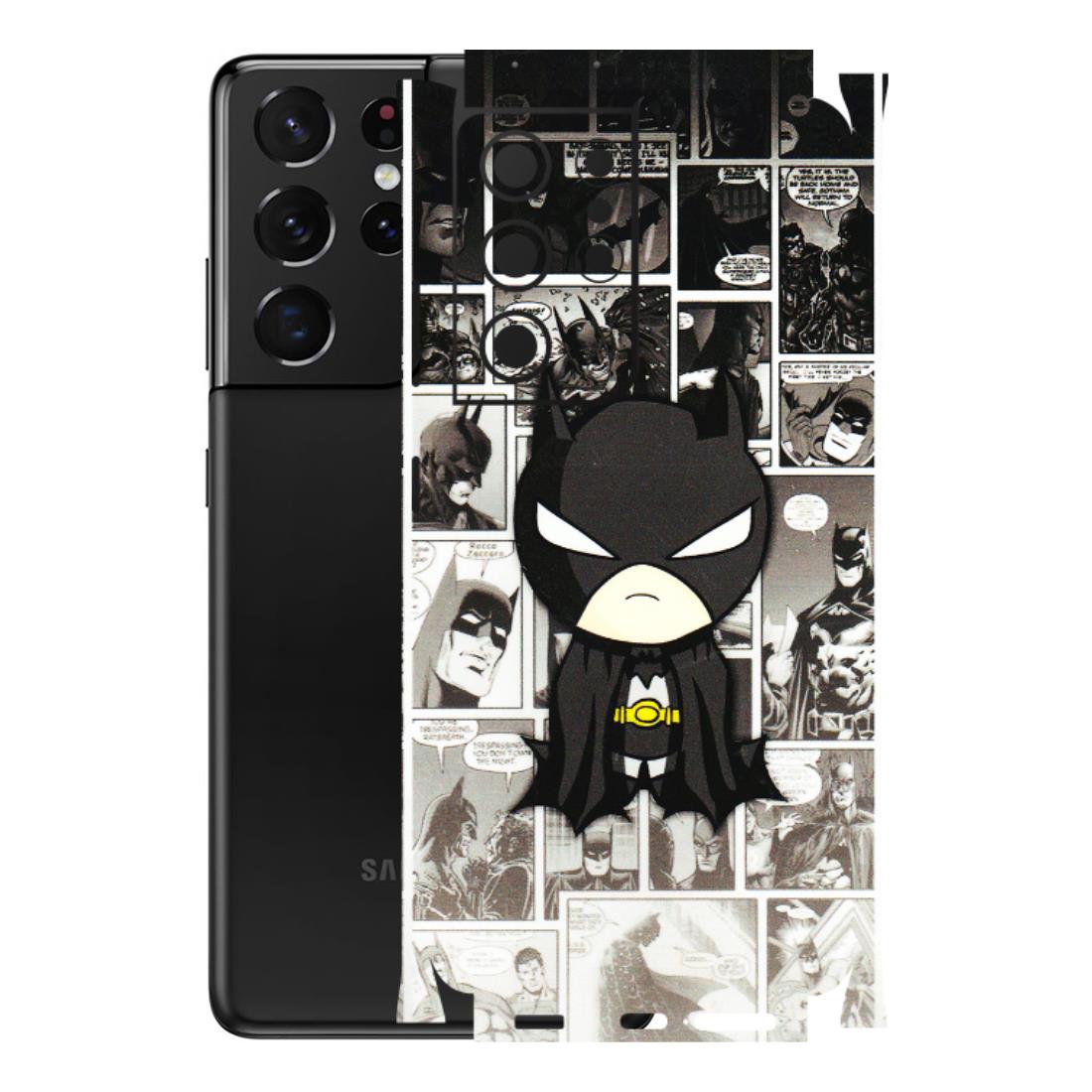 Samsung A/S Series Phone Skins (All Models) - Toon Batman - 3D Embossed Finish (L-182) Samsung Galaxy S21 Ultra 5G