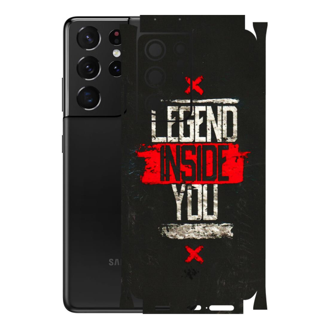 Samsung A/S Series Phone Skins (All Models) - Legend Inside You - 3D Embossed Finish (L-186) Samsung Galaxy S21 Ultra 5G