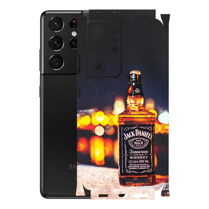 Samsung A/S Series Phone Skins (All Models) - JD Whiskey Bottle - 3D Embossed Finish (L-20) Samsung Galaxy S21 Ultra 5G