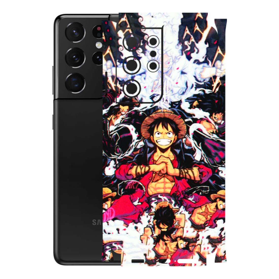 Samsung A/S Series Phone Skins (All Models) - Luffy Anime Character - 3D Embossed Finish (L-203) Samsung Galaxy S21 Ultra 5G