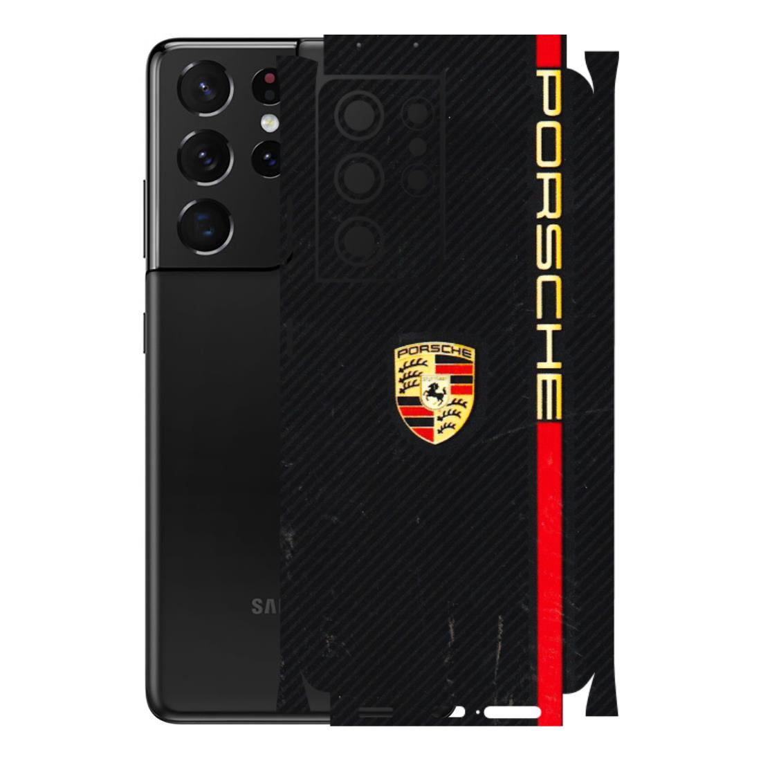 Samsung A/S Series Phone Skins (All Models) - Premium Porsche - 3D Embossed Finish (L-225) Samsung Galaxy S21 Ultra 5G