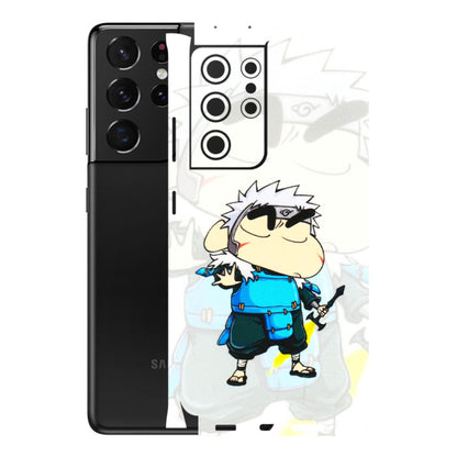 Samsung A/S Series Phone Skins (All Models) - Angry Young Shinchan - 3D Embossed Finish (L-226) Samsung Galaxy S21 Ultra 5G