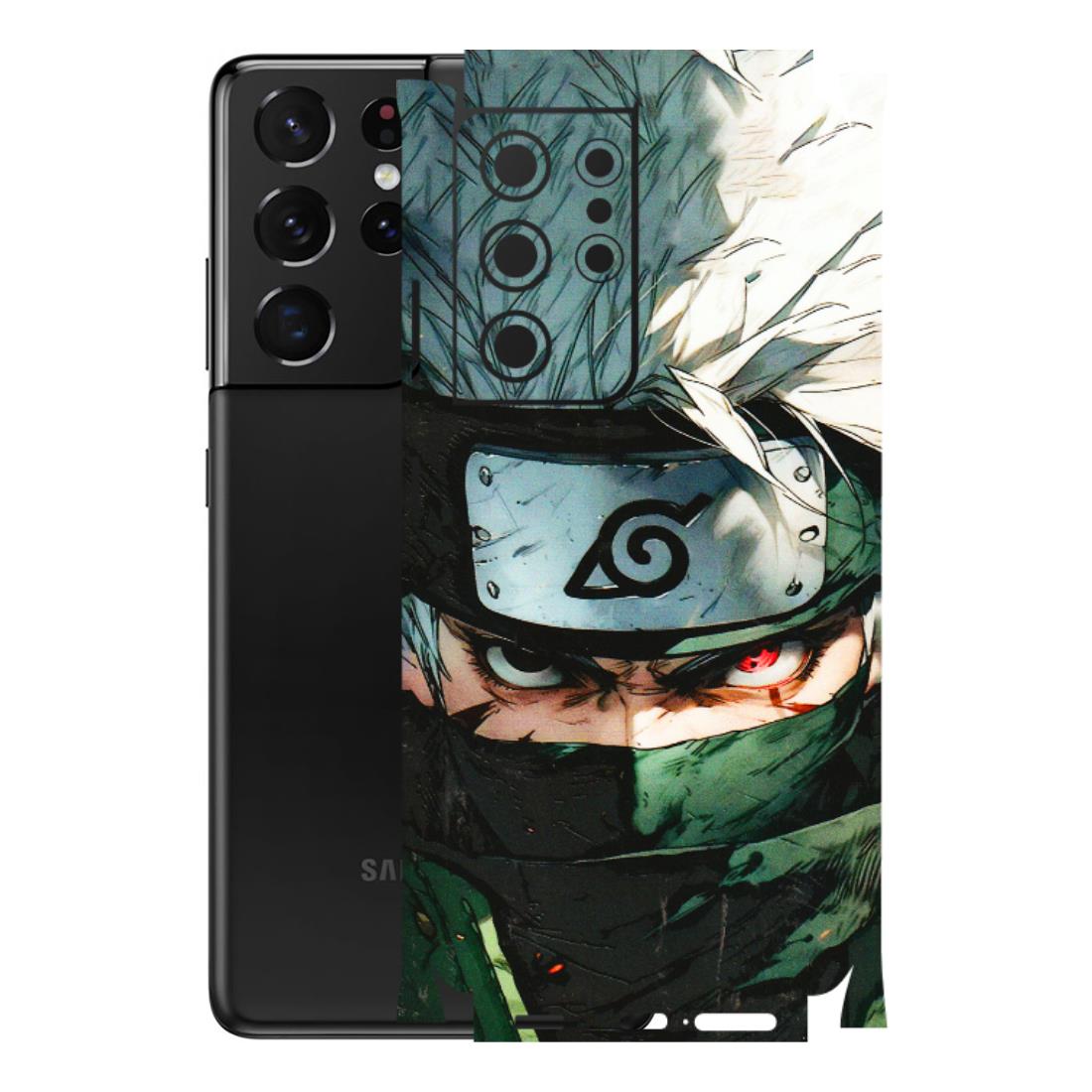 Samsung A/S Series Phone Skins (All Models) - Kakashi Red Eye Focus - 3D Embossed Finish (L-227) Samsung Galaxy S21 Ultra 5G