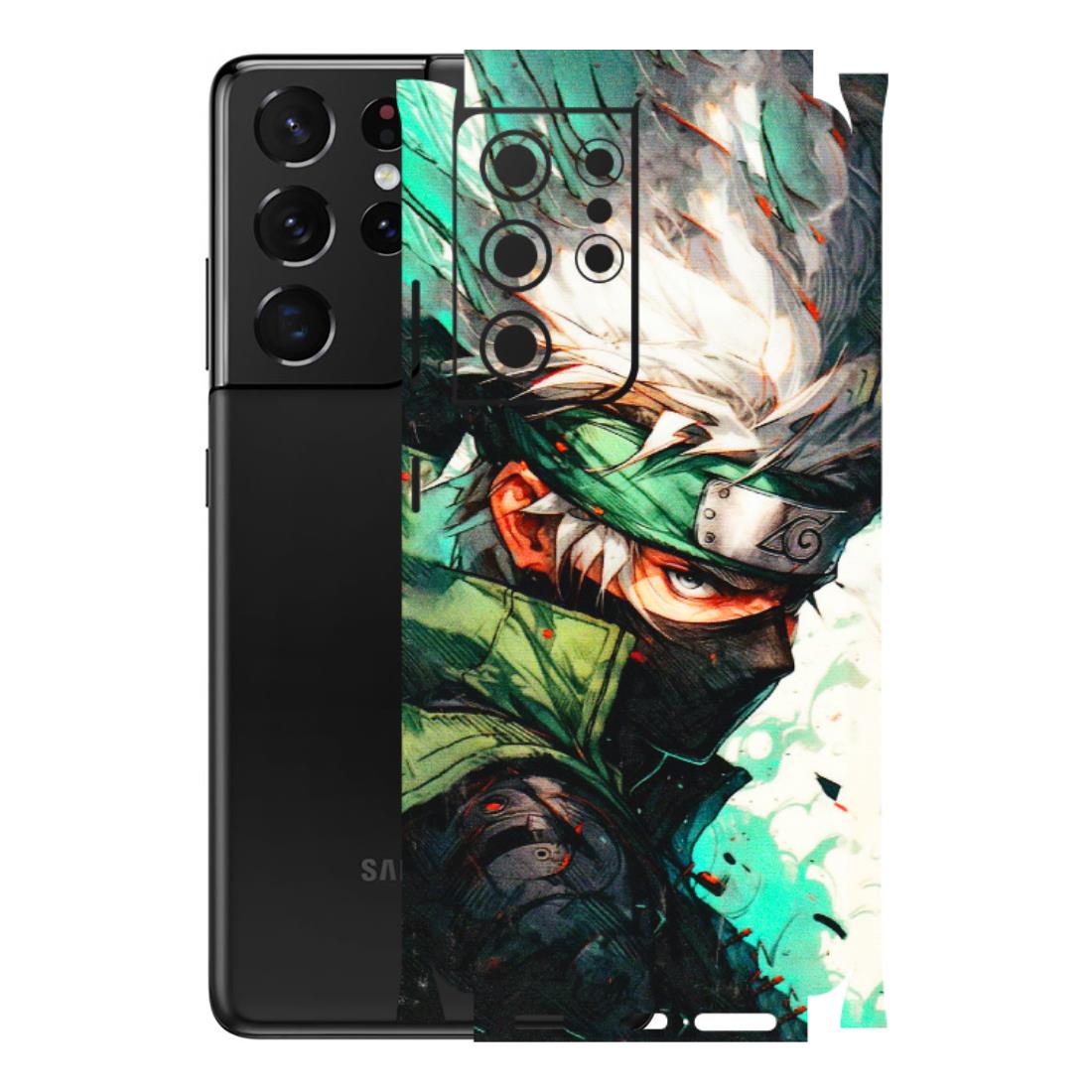 Samsung A/S Series Phone Skins (All Models) - Kakashi Side Profile - 3D Embossed Finish (L-249) Samsung Galaxy S21 Ultra 5G