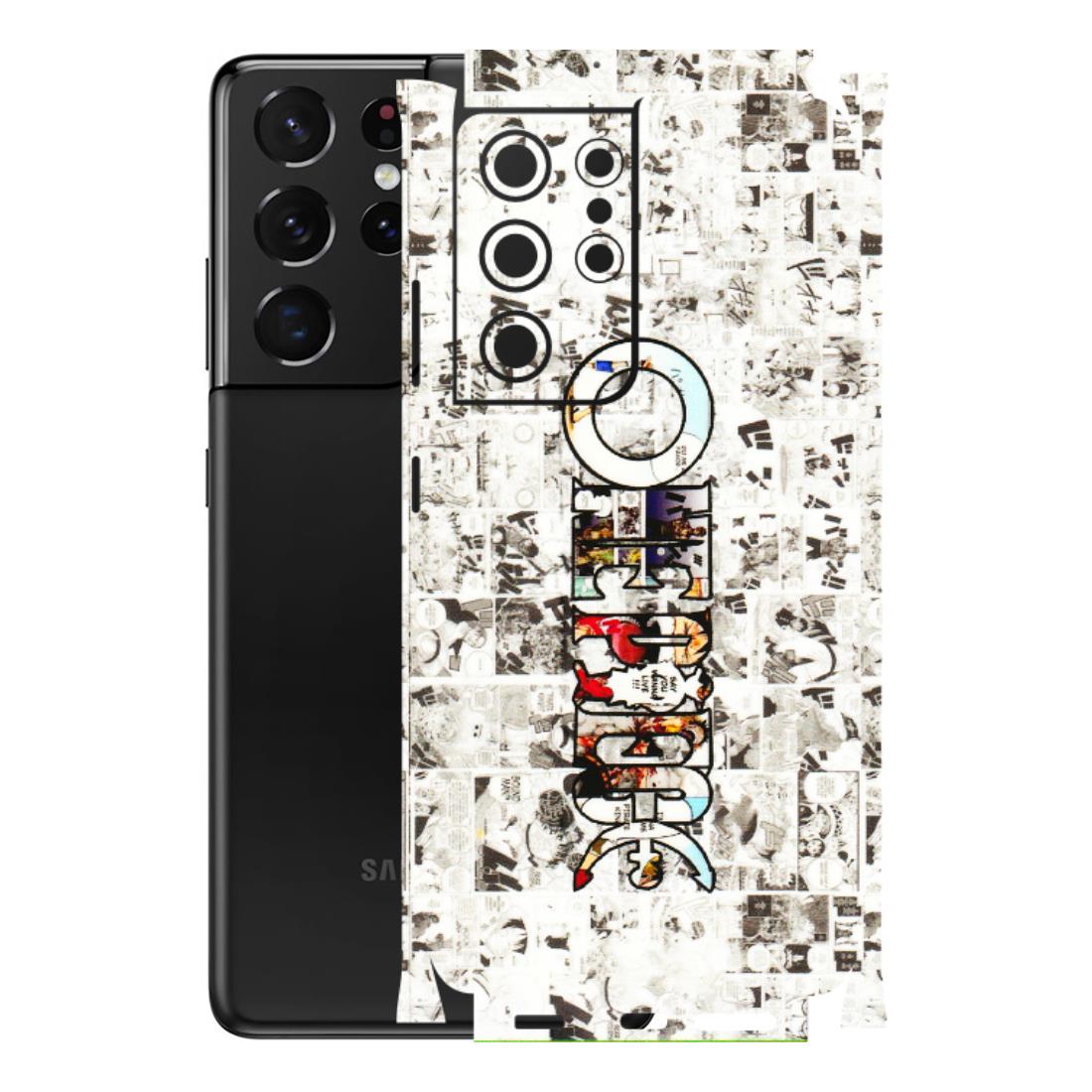 Samsung A/S Series Phone Skins (All Models) - One Piece Manga - 3D Embossed Finish (L-26) Samsung Galaxy S21 Ultra 5G