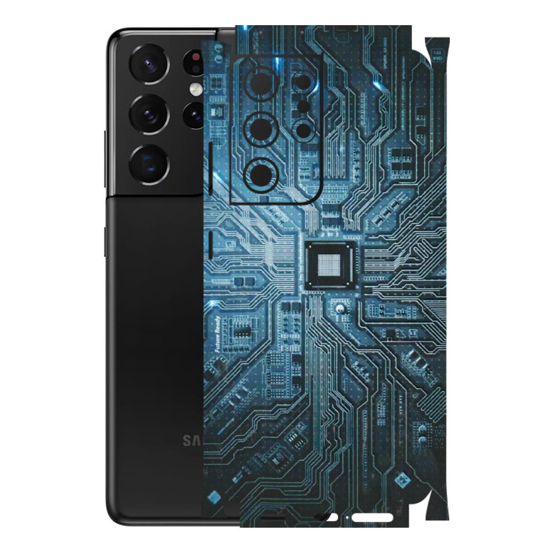 Samsung A/S Series Phone Skins (All Models) - Original Circuit - 3D Embossed Finish (L-267) Samsung Galaxy S21 Ultra 5G