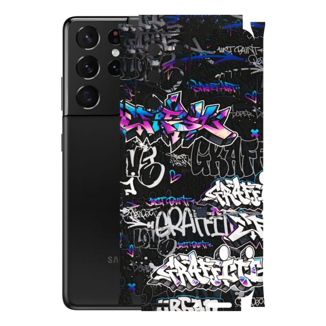 Samsung A/S Series Phone Skins (All Models) - Graffiti Killer - 3D Embossed Finish (L-274) Samsung Galaxy S21 Ultra 5G