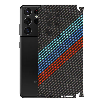 Samsung A/S Series Phone Skins (All Models) - Carbon BM - 3D Embossed Finish (L-302) Samsung Galaxy S21 Ultra 5G
