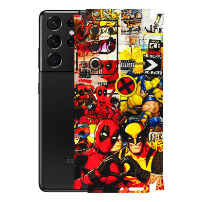 Samsung A/S Series Phone Skins (All Models) - Spidy Wolverine - 3D Embossed Finish (L-310) Samsung Galaxy S21 Ultra 5G