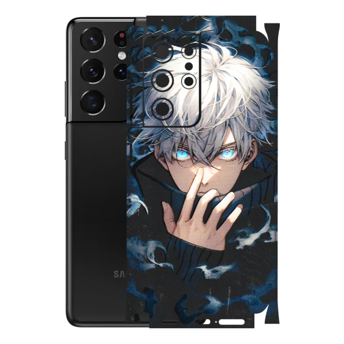 Samsung A/S Series Phone Skins (All Models) - New Jujutsu Kaisen Anime - 3D Embossed Finish (L-313) Samsung Galaxy S21 Ultra 5G
