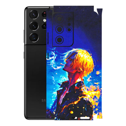 Samsung A/S Series Phone Skins (All Models) - Sanji Vinsmoke One Piece - 3D Embossed Finish (L-319) Samsung Galaxy S21 Ultra 5G