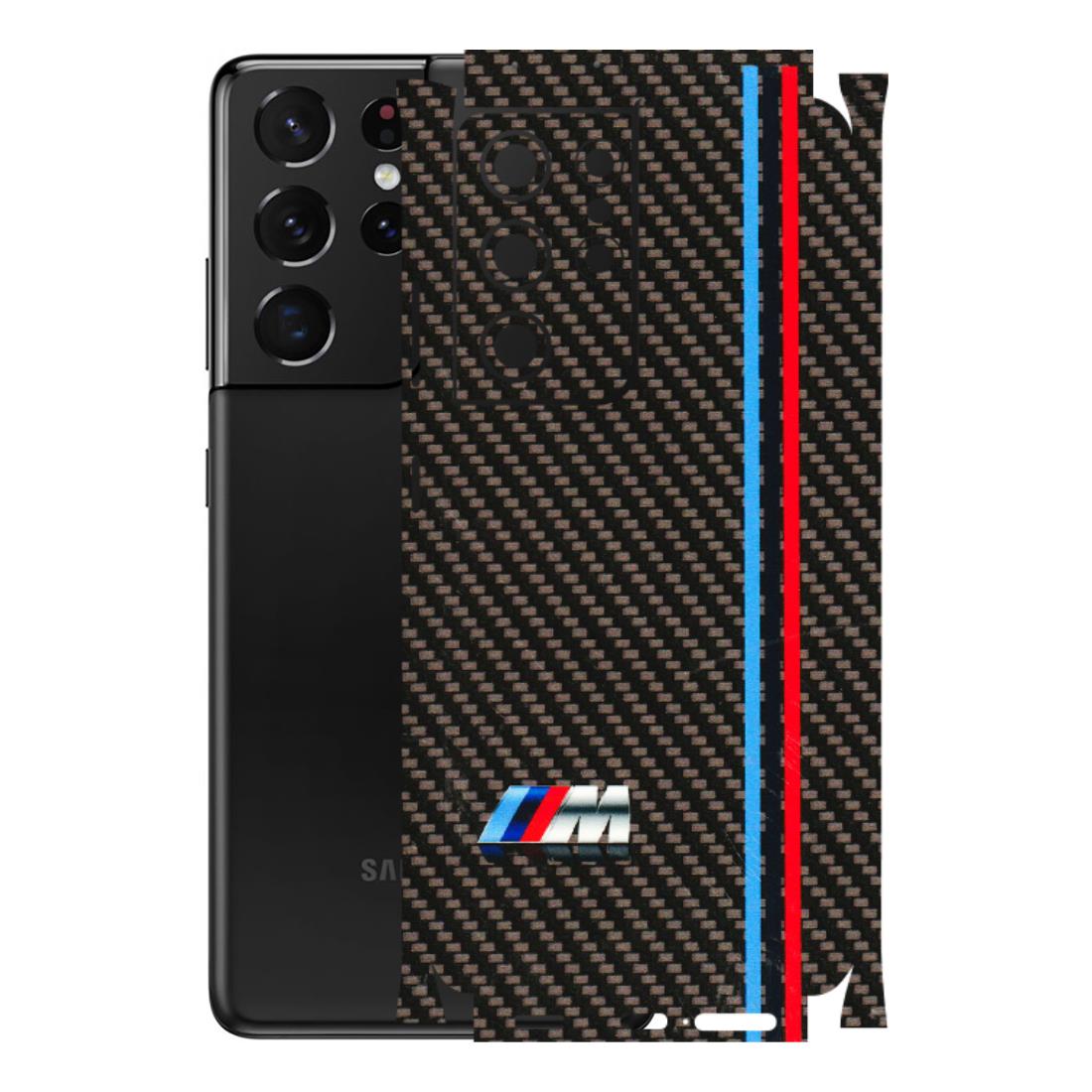 Samsung A/S Series Phone Skins (All Models) - BM Carbon Fiber Feels - 3D Embossed Finish (L-38) Samsung Galaxy S21 Ultra 5G