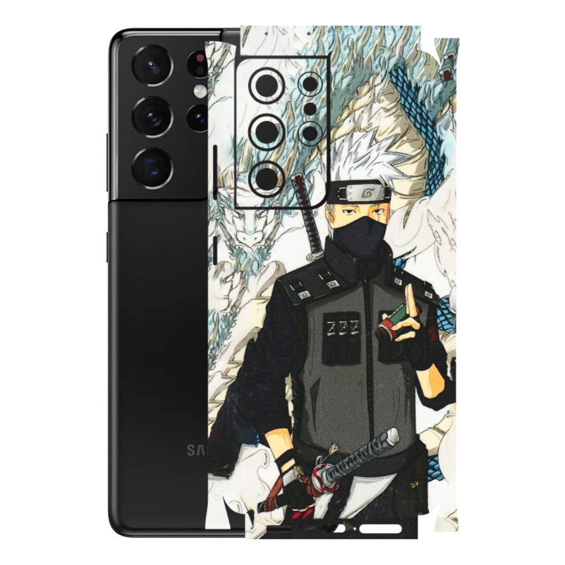 Samsung A/S Series Phone Skins (All Models) - Kakashi Hatake Naruto Anime - 3D Embossed Finish (L-46) Samsung Galaxy S21 Ultra 5G