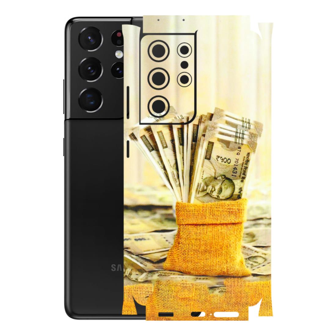 Samsung A/S Series Phone Skins (All Models) - Show Me The Money - 3D Embossed Finish (L-52) Samsung Galaxy S21 Ultra 5G