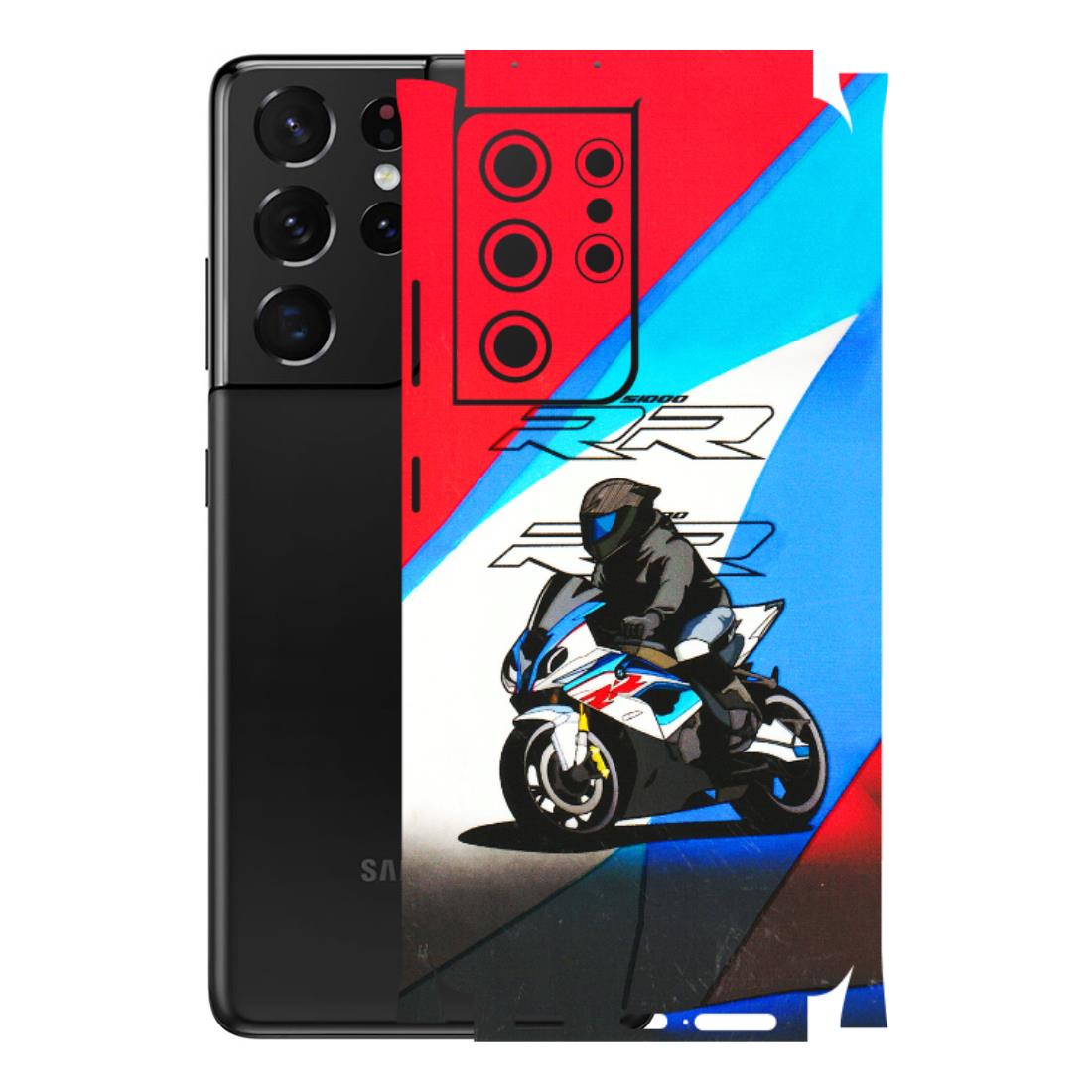 Samsung A/S Series Phone Skins (All Models) - Bikers Love - 3D Embossed Finish (L-58) Samsung Galaxy S21 Ultra 5G