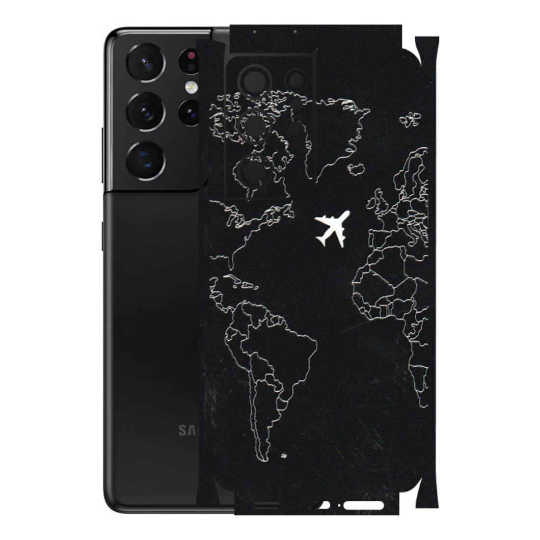Samsung A/S Series Phone Skins (All Models) - Never Ending Travel - 3D Embossed Finish (L-79) Samsung Galaxy S21 Ultra 5G