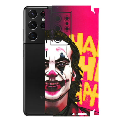 Samsung A/S Series Phone Skins (All Models) - Joker Evil Laugh - 3D Embossed Finish (L-97) Samsung Galaxy S21 Ultra 5G