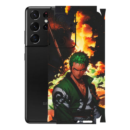 Samsung A/S Series Phone Skins (All Models) - Roronoa Zoro - Matte Finish (M-102) Samsung Galaxy S21 Ultra 5G