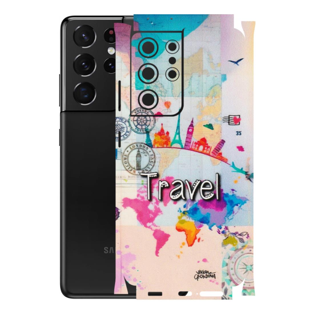 Samsung A/S Series Phone Skins (All Models) - Travel The Wonders - Matte Finish (M-108) Samsung Galaxy S21 Ultra 5G