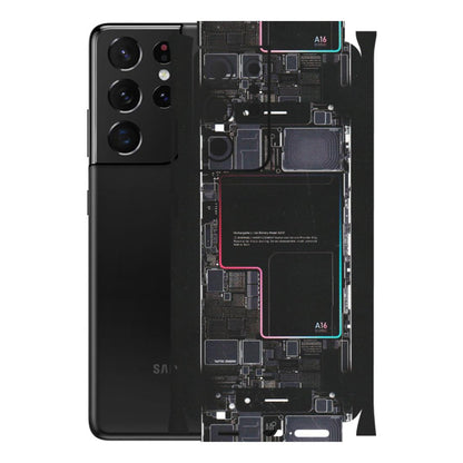Samsung A/S Series Phone Skins (All Models) - Motherboard Circuit Layout - Matte Finish (M-117) Samsung Galaxy S21 Ultra 5G