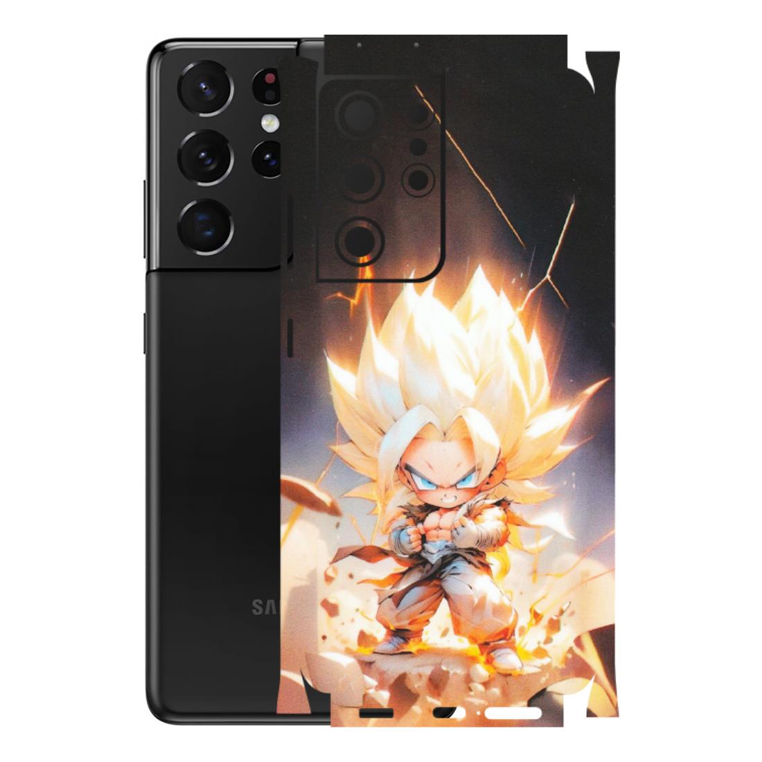 Samsung A/S Series Phone Skins (All Models) - Goku Dragon Cute Anime - Matte Finish (M-131) Samsung Galaxy S21 Ultra 5G