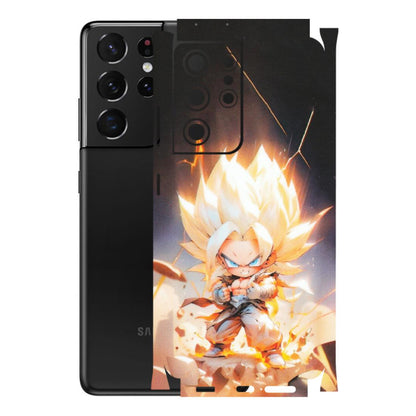 Samsung A/S Series Phone Skins (All Models) - Goku Dragon Cute Anime - Matte Finish (M-131) Samsung Galaxy S21 Ultra 5G