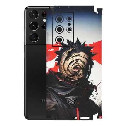 Samsung A/S Series Phone Skins (All Models) - Obito Uchiha Cool Anime - Matte Finish (M-134) Samsung Galaxy S21 Ultra 5G