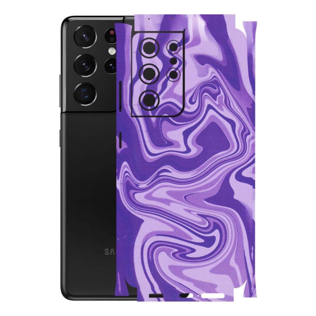 Samsung A/S Series Phone Skins (All Models) - Hazy Purple Nights - Matte Finish (M-14) Samsung Galaxy S21 Ultra 5G