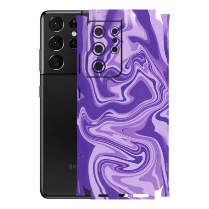 Samsung A/S Series Phone Skins (All Models) - Hazy Purple Nights - Matte Finish (M-14) Samsung Galaxy S21 Ultra 5G