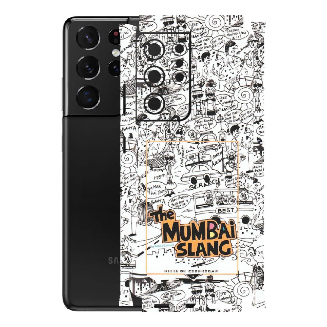 Samsung A/S Series Phone Skins (All Models) - The Mumbai Slang - Matte Finish (M-142) Samsung Galaxy S21 Ultra 5G