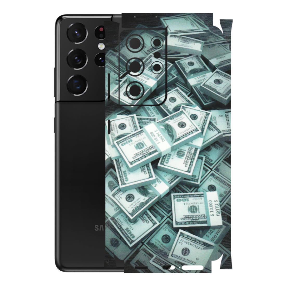 Samsung A/S Series Phone Skins (All Models) - Hundred Dollar Bill - Matte Finish (M-162) Samsung Galaxy S21 Ultra 5G