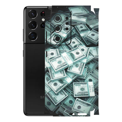 Samsung A/S Series Phone Skins (All Models) - Hundred Dollar Bill - Matte Finish (M-162) Samsung Galaxy S21 Ultra 5G