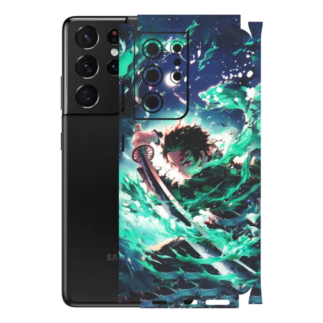 Samsung A/S Series Phone Skins (All Models) - Sword Fighter Anime - Matte Finish (M-29) Samsung Galaxy S21 Ultra 5G