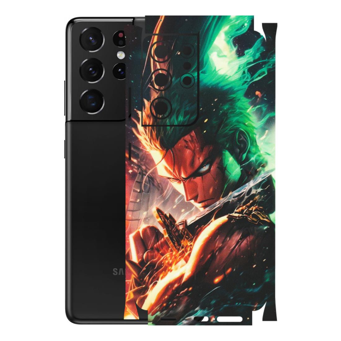 Samsung A/S Series Phone Skins (All Models) - Anime Gojo Sword - Matte Finish (M-32) Samsung Galaxy S21 Ultra 5G