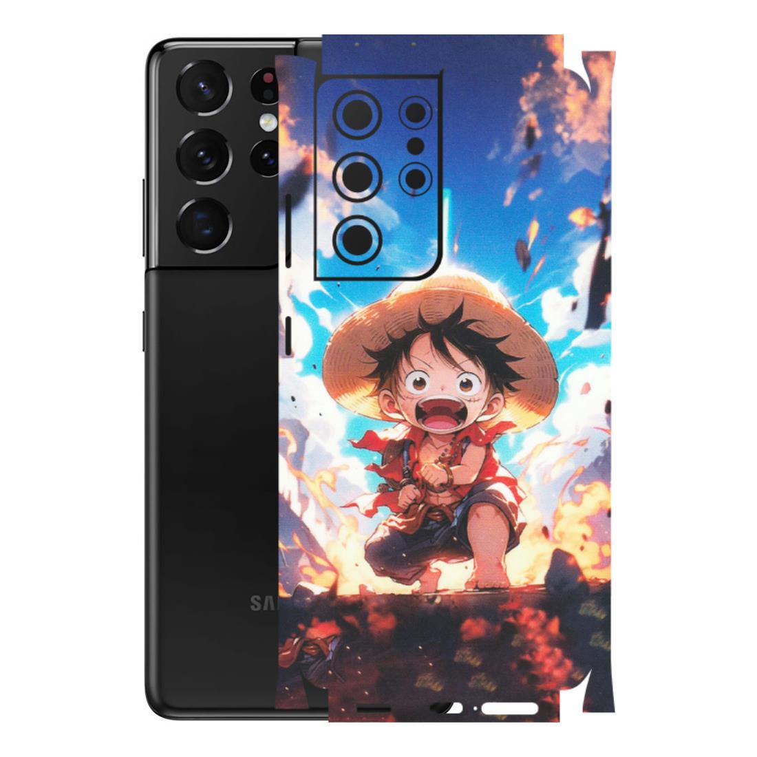 Samsung A/S Series Phone Skins (All Models) - Toon One Piece Cute Character - Matte Finish (M-35) Samsung Galaxy S21 Ultra 5G