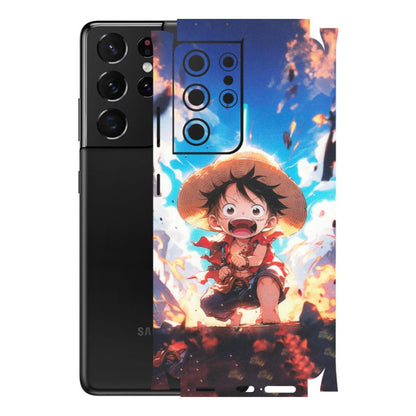 Samsung A/S Series Phone Skins (All Models) - Toon One Piece Cute Character - Matte Finish (M-35) Samsung Galaxy S21 Ultra 5G