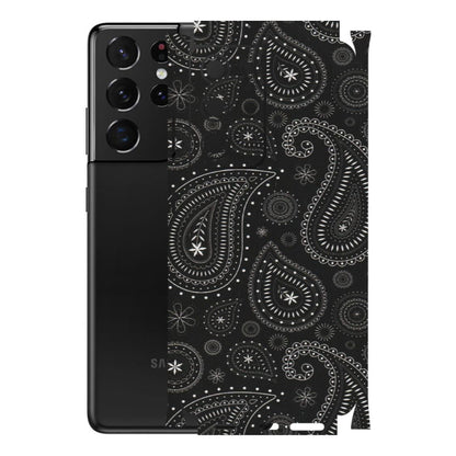 Samsung A/S Series Phone Skins (All Models) - Black Sober Kerry - Matte Finish (M-37) Samsung Galaxy S21 Ultra 5G