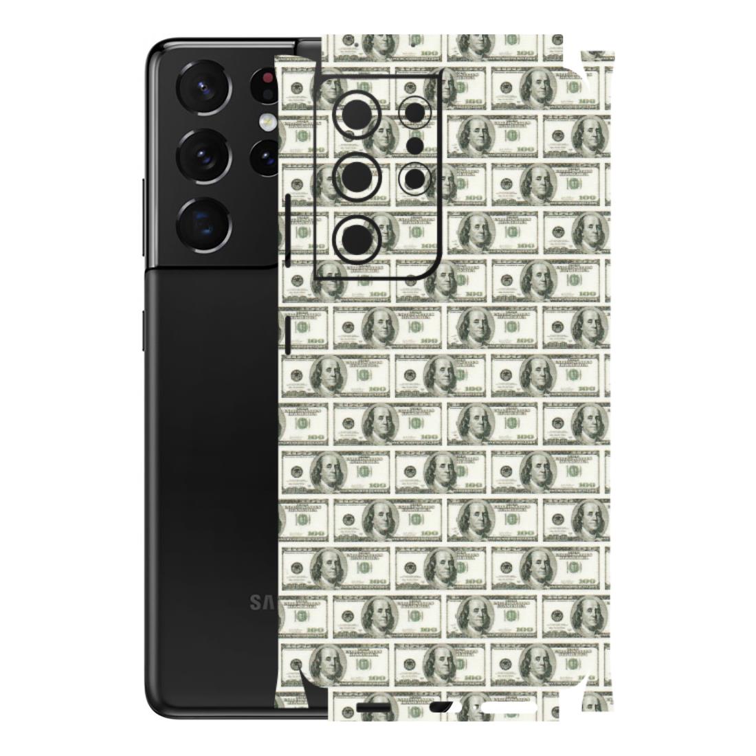 Samsung A/S Series Phone Skins (All Models) - I Love Dollars - Matte Finish (M-40) Samsung Galaxy S21 Ultra 5G