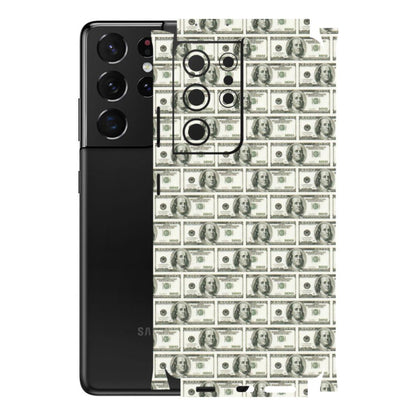 Samsung A/S Series Phone Skins (All Models) - I Love Dollars - Matte Finish (M-40) Samsung Galaxy S21 Ultra 5G