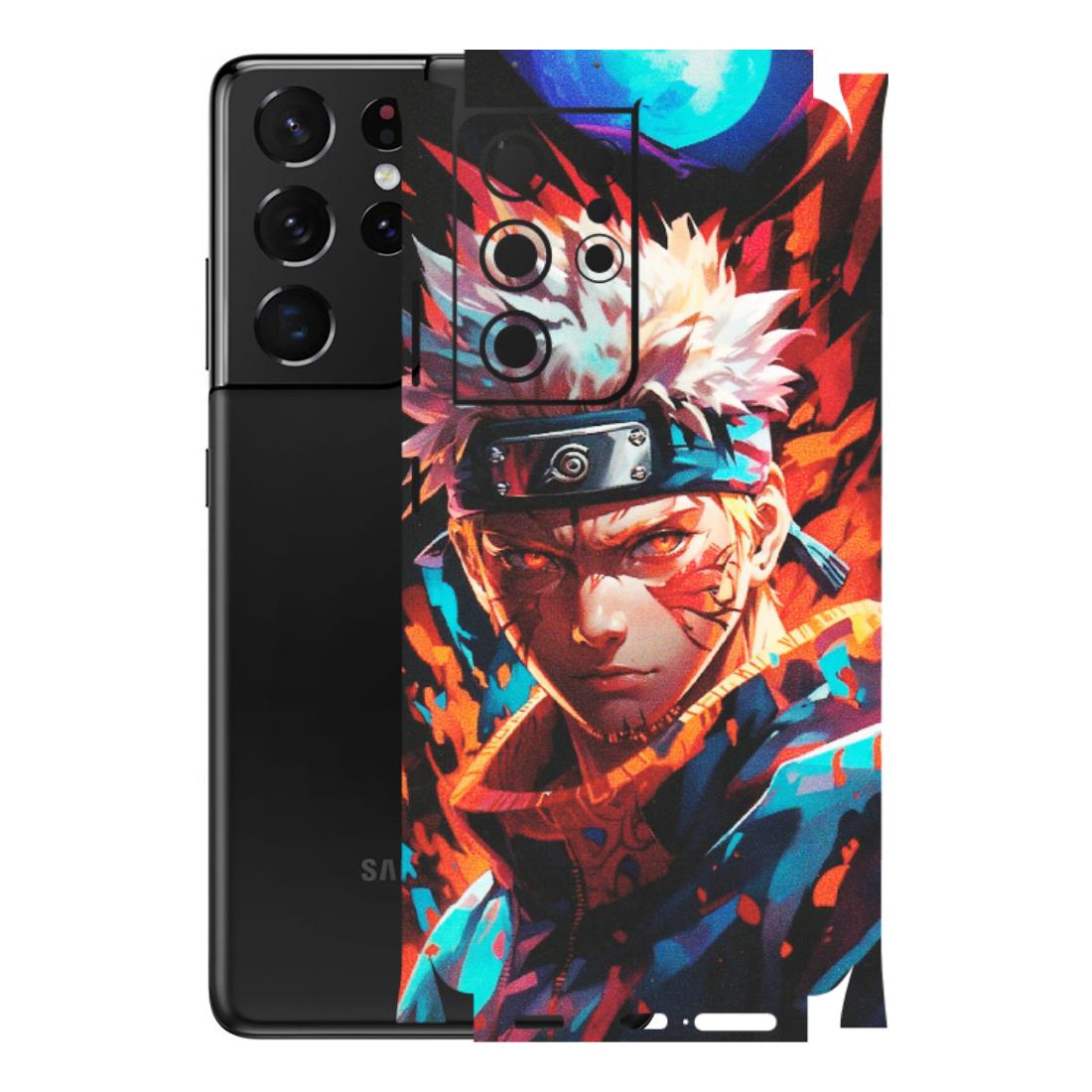 Samsung A/S Series Phone Skins (All Models) - Anime Ferocious Character - Matte Finish (M-44) Samsung Galaxy S21 Ultra 5G