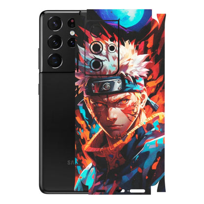Samsung A/S Series Phone Skins (All Models) - Anime Ferocious Character - Matte Finish (M-44) Samsung Galaxy S21 Ultra 5G