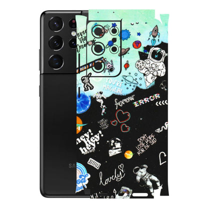 Samsung A/S Series Phone Skins (All Models) - Living In A Space Dream - Matte Finish (M-46) Samsung Galaxy S21 Ultra 5G