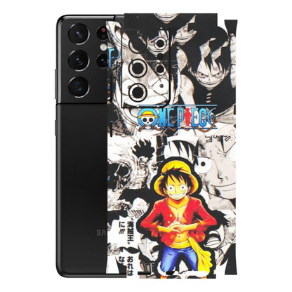 Samsung A/S Series Phone Skins (All Models) - One Piece B&W - Matte Finish (M-63) Samsung Galaxy S21 Ultra 5G