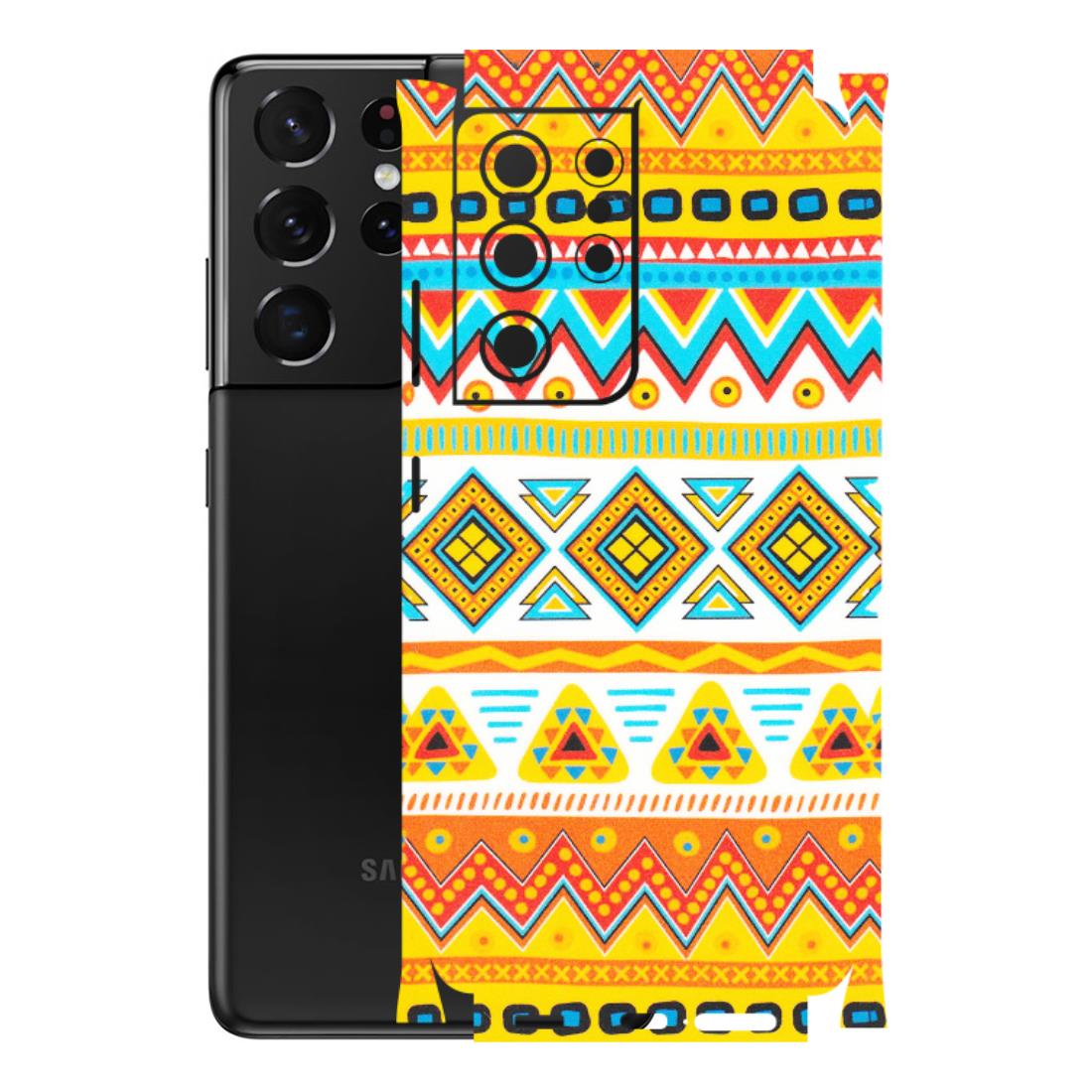 Samsung A/S Series Phone Skins (All Models) - Mexican Abstract - Matte Finish (M-71) Samsung Galaxy S21 Ultra 5G