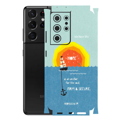 Samsung A/S Series Phone Skins (All Models) - A Beautiful Sunset of Hope - Matte Finish (M-75) Samsung Galaxy S21 Ultra 5G