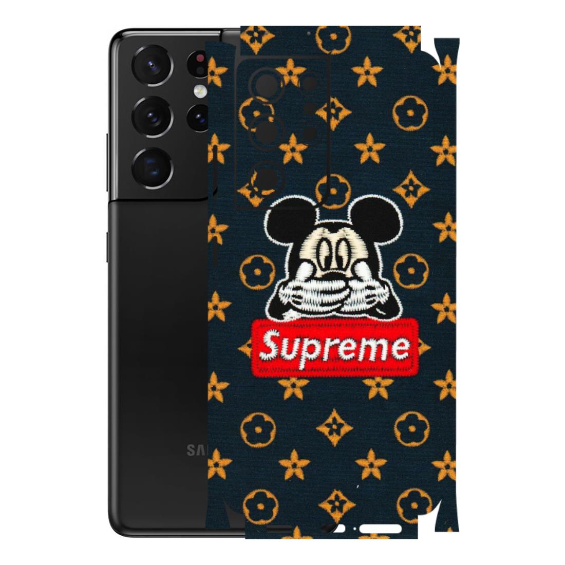 Samsung A/S Series Phone Skins (All Models) - Mickey Supreme - Matte Finish (M-83) Samsung Galaxy S21 Ultra 5G