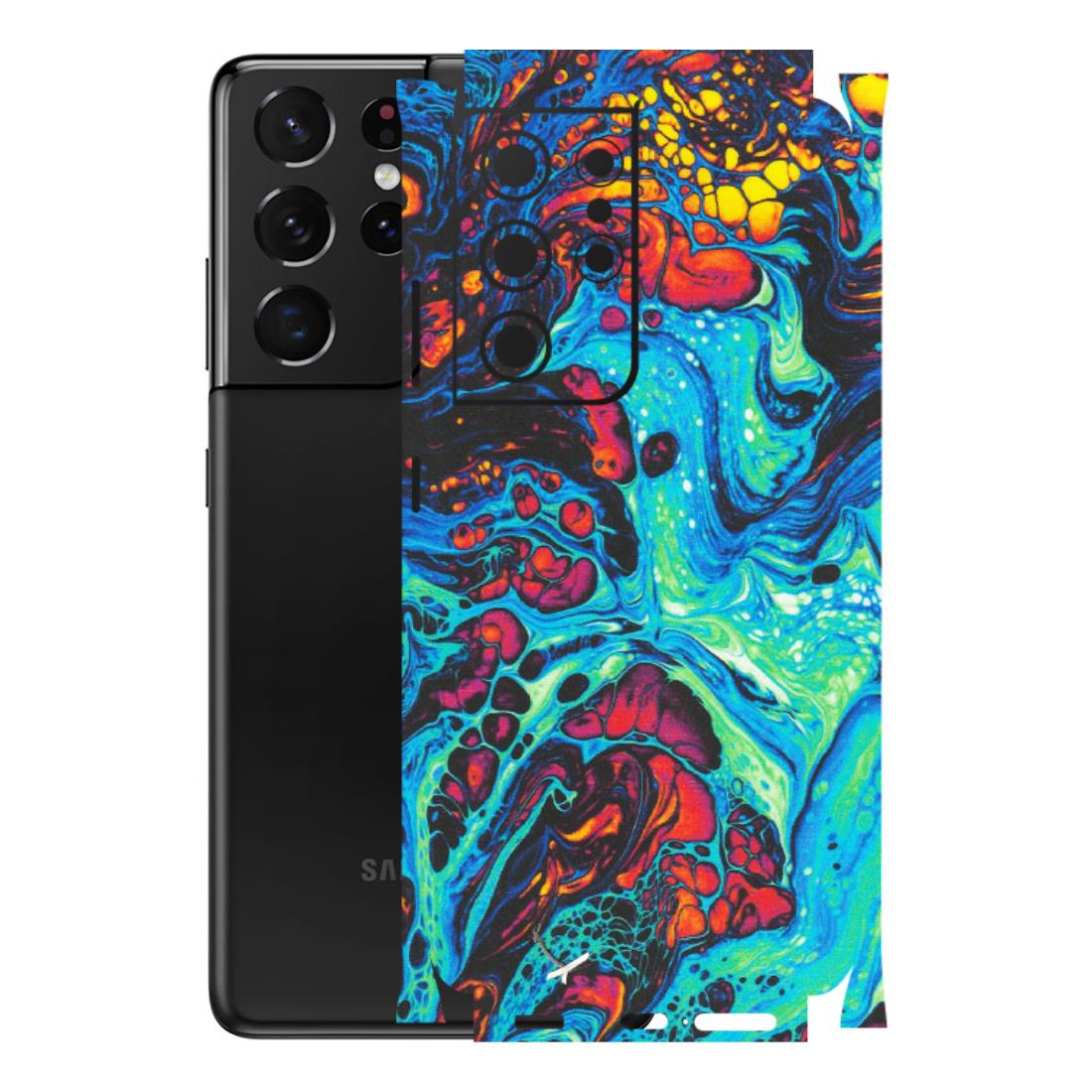 Samsung A/S Series Phone Skins (All Models) - Majestic Galactic Marbel - Matte Finish (M-85) Samsung Galaxy S21 Ultra 5G